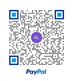 PayPal donation QR code for ACGENE Lab